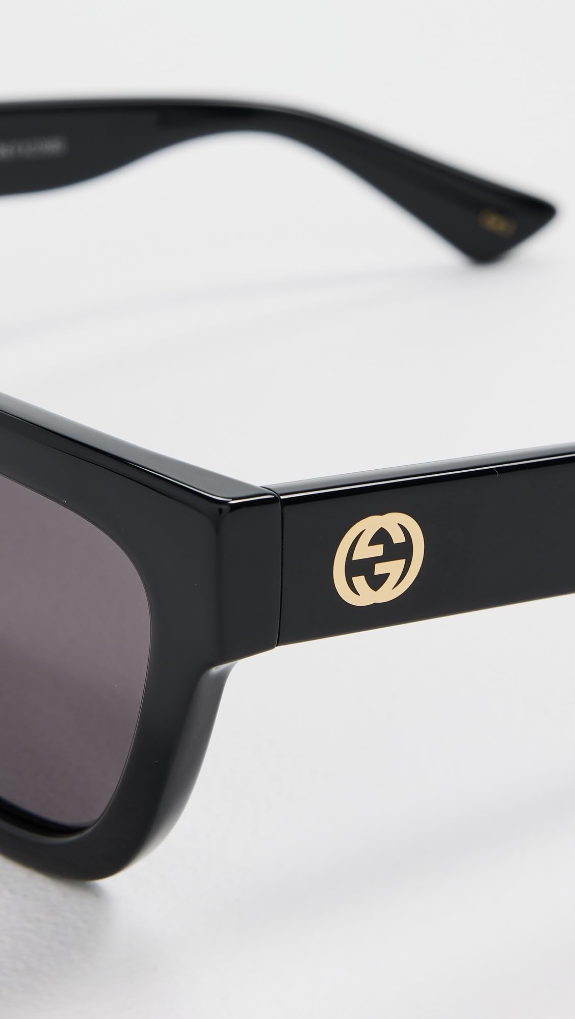 Gucci Women's GG1578S Sunglasses, Black-Black-Grey, One Size