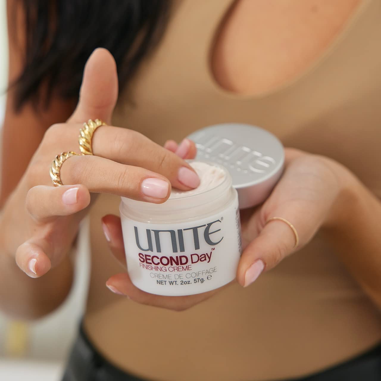 UNITE Hair - SECOND Day - Texturizing Finishing Cream for Effortless, Lived-In Texture - Frizz Control, Thermal Protection - Suitable for All Hair