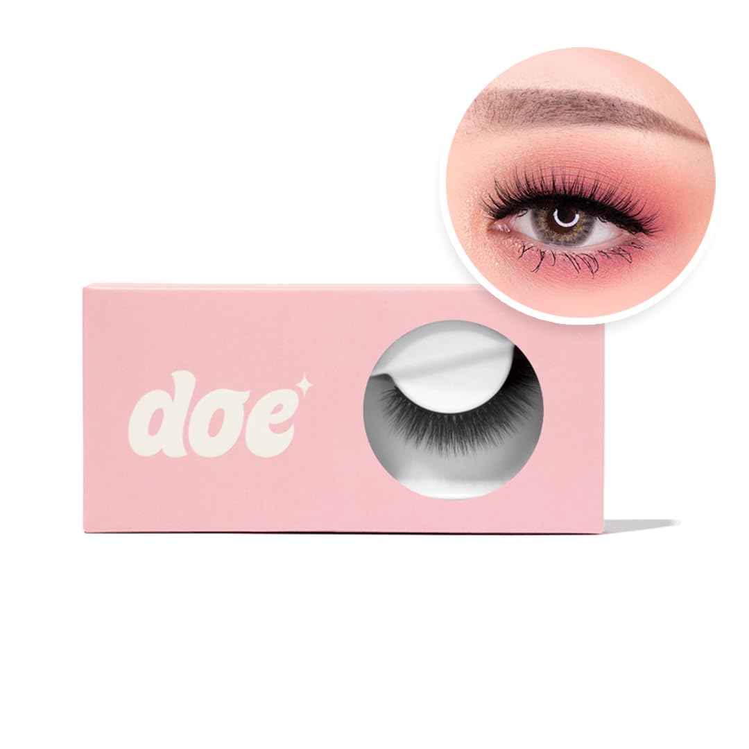 Fuccboi Repellent - Reusable 15 Wears, Fluffy Looking Vegan False Lashes, Handmade from Korean Silk. Lightweight Cruelty Free Eyelash with Volume - 1