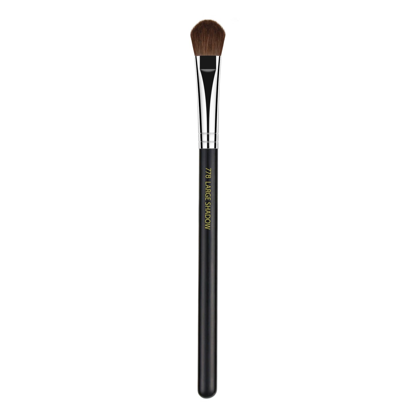 Bdellium Tools Professional Makeup Brush - Maestro Series 778 Large Shadow - With Mix of Soft Synthetic & Natural Fibers, For Applying Shadow (Black