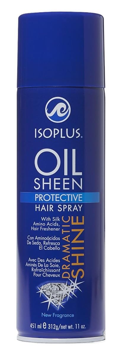 Isoplus Oil Sheen Hairspray 11oz. Aero (6 Pack)