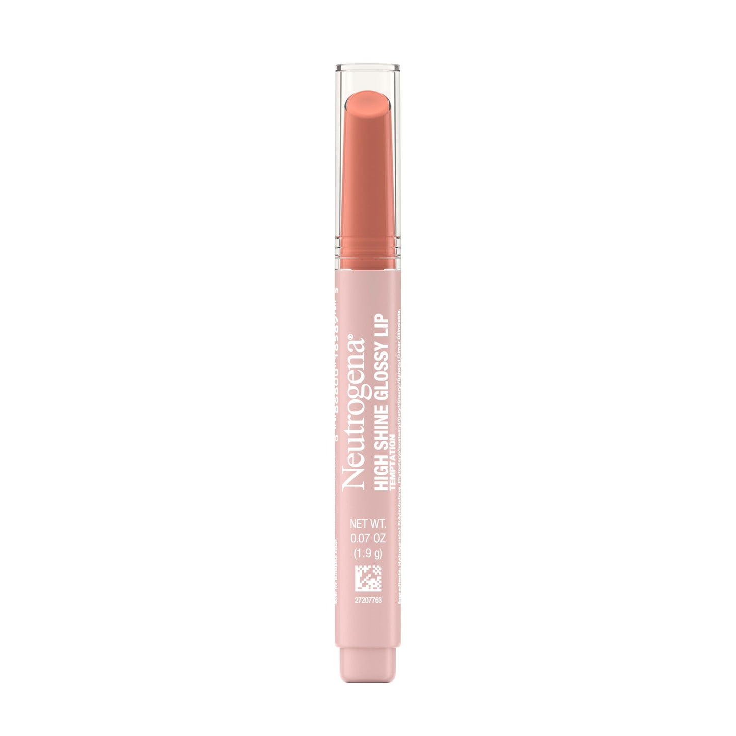 Neutrogena High Shine Glossy Lip, Nourishing Lip Gloss with Maracuja Oil, Antioxidant Vitamin E & Vitamins, Non-Retractable, Buildable Pigmented