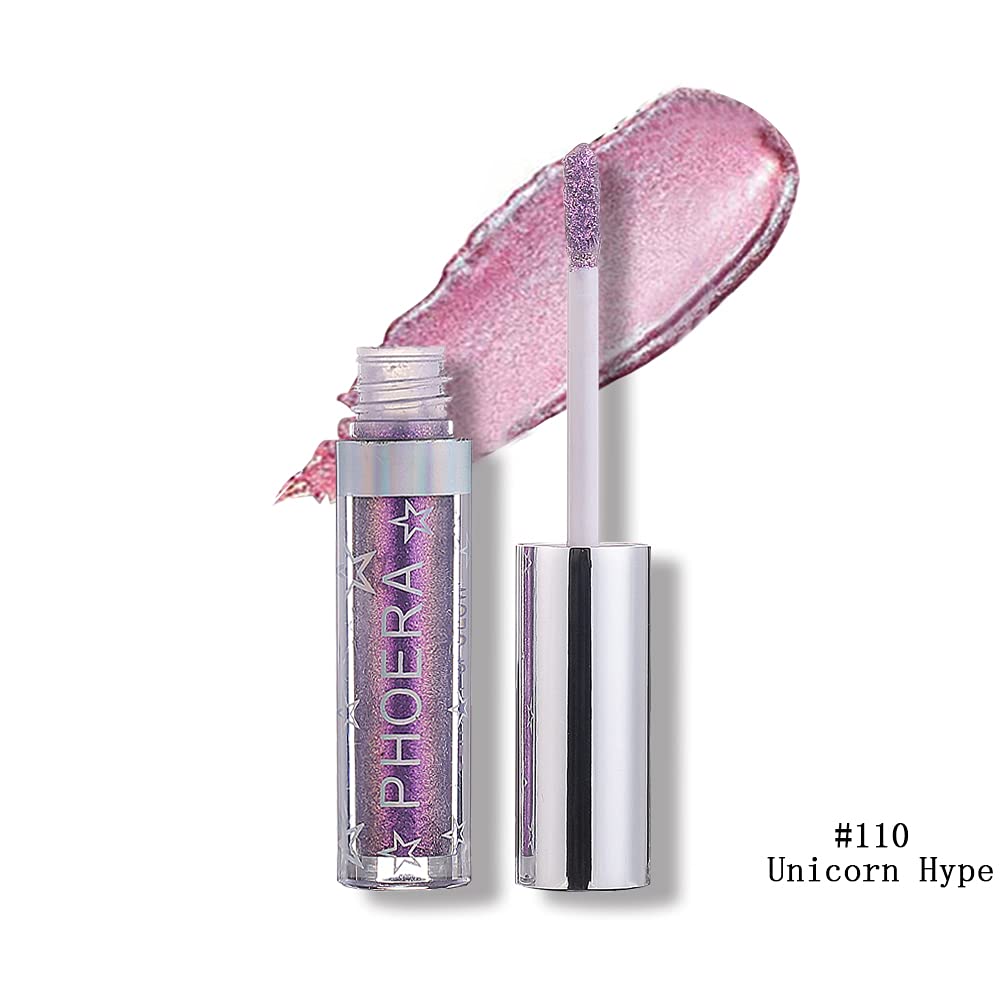 KDOWES Liquid Eyeshadow, Waterproof Glitter Shimmer Sparkle Eye Stick Easy To Wear Long Lasting Eyeliner Eye Pencil Makeup Cosmetics(A110)