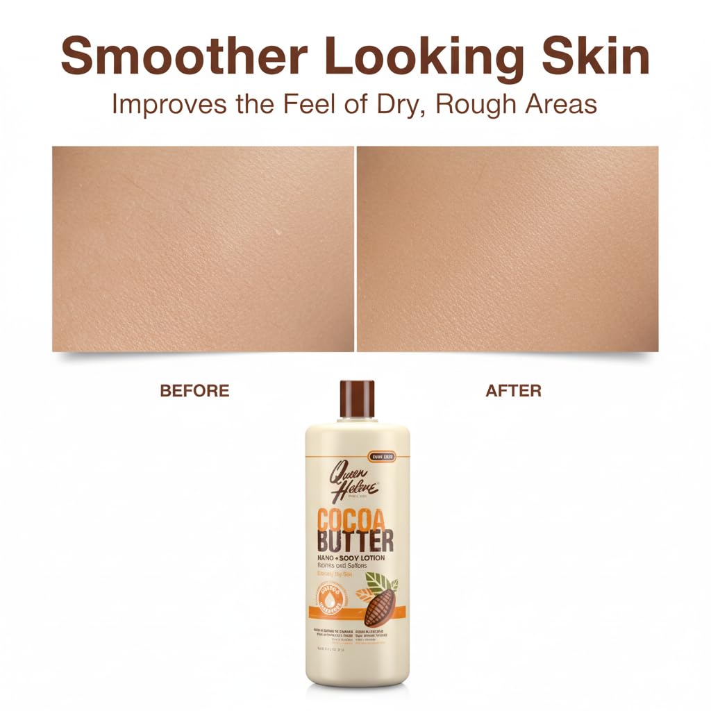 Queen Helene Lotion 32 Ounce Cocoa Butter Hand & Body (946ml) (3 Pack)