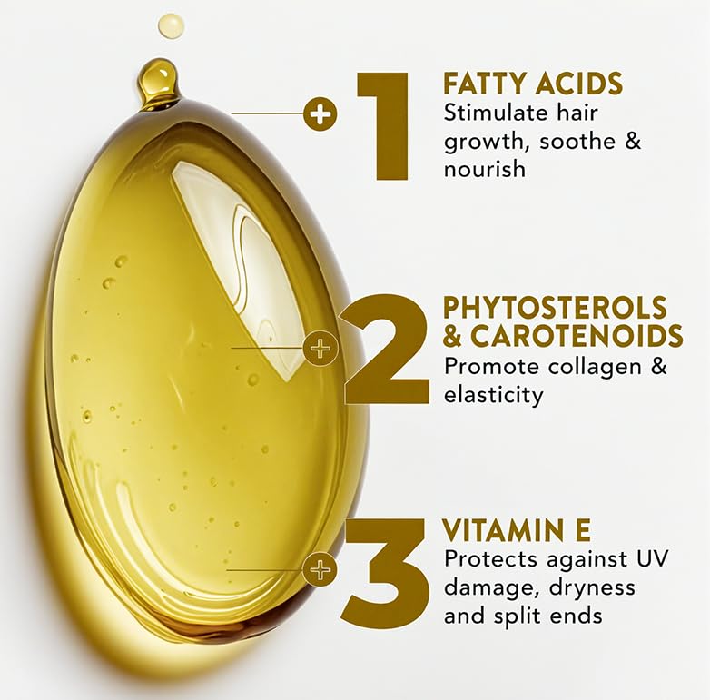 Batana Oil for Hair Growth, Natural Oil from Honduras, Batana Mask Batana Miracle Loss, Repairs Damaged, Leaves Smoother, Adds Shine (4.15 oz)