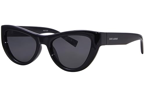 Saint Laurent Designer Cat Eye Sunglasses Black Lenses