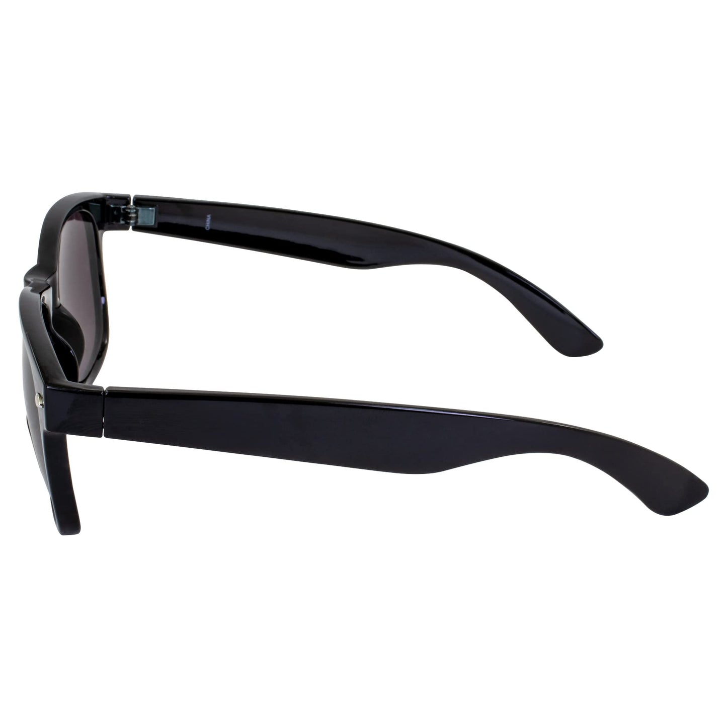 Global Vision Blues Brothers Bifocal Sunglasses For Men & Women Scratch-Resistant Black Frame w/Smoke Lens