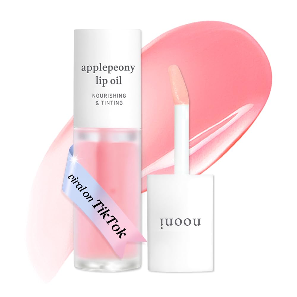 NOONI Korean Lip Oil - Applepeony | Long-Lasting, Moisturizing, Plumping, Revitalizing for Dry Lips, Waterproof, No Peel Off, Hydrating Lip Stain Beauty and Personal Care NOONI Default Title