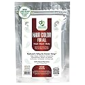 Wine Dark Red Henna Hair Color For All Kit | 100% All Natural Hair Dye & Beard Dye Powder Kit Organic, Herbal & Vegan Chemical & Cruelty Free
