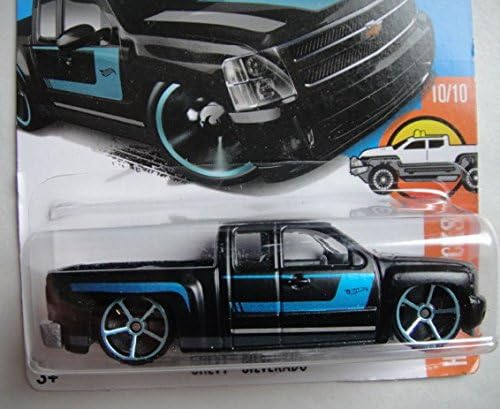 Hot Wheels 2017 HW Hot Trucks Chevy Silverado 159/365, Black