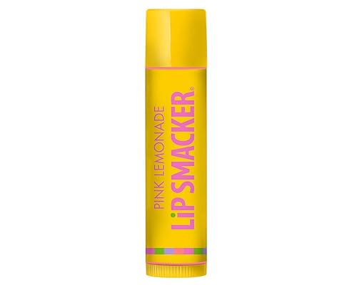 Lip Smacker Flavored Lip Balm, Flavored Moisturizing, Smoothing Soft Shine, Hydrating & Protecting Fun Tasty Flavors, Cruelty-Free & Vegan - Pink