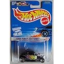 Hot Wheels 1998 FIRST EDITIONS BLACK/YELLOW FLAMES '32 FORD 7 of 48