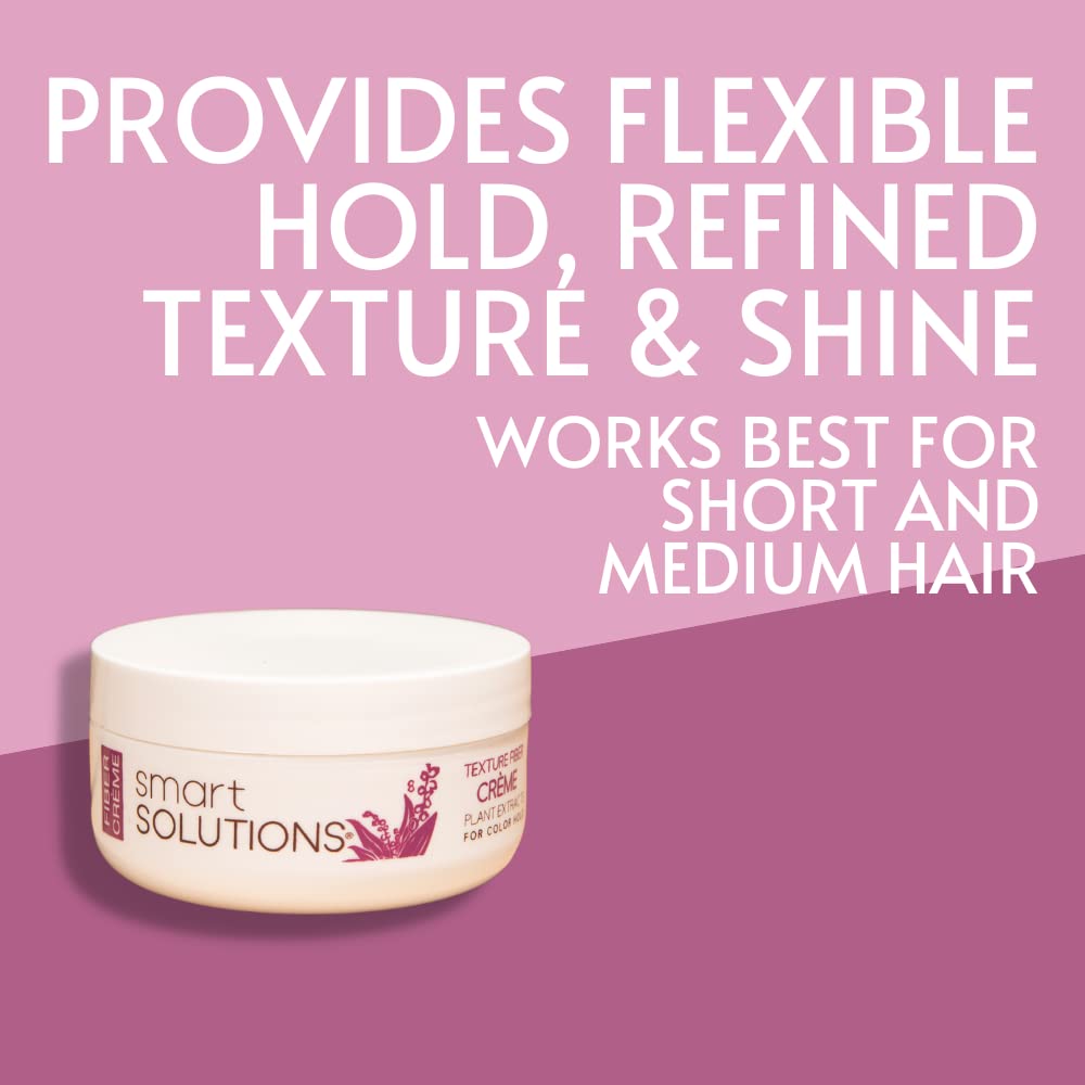 SMART SOLUTIONS Texture Fiber Creme, 2 oz | Ultra Control on Short Hair | Gives Natural Shine