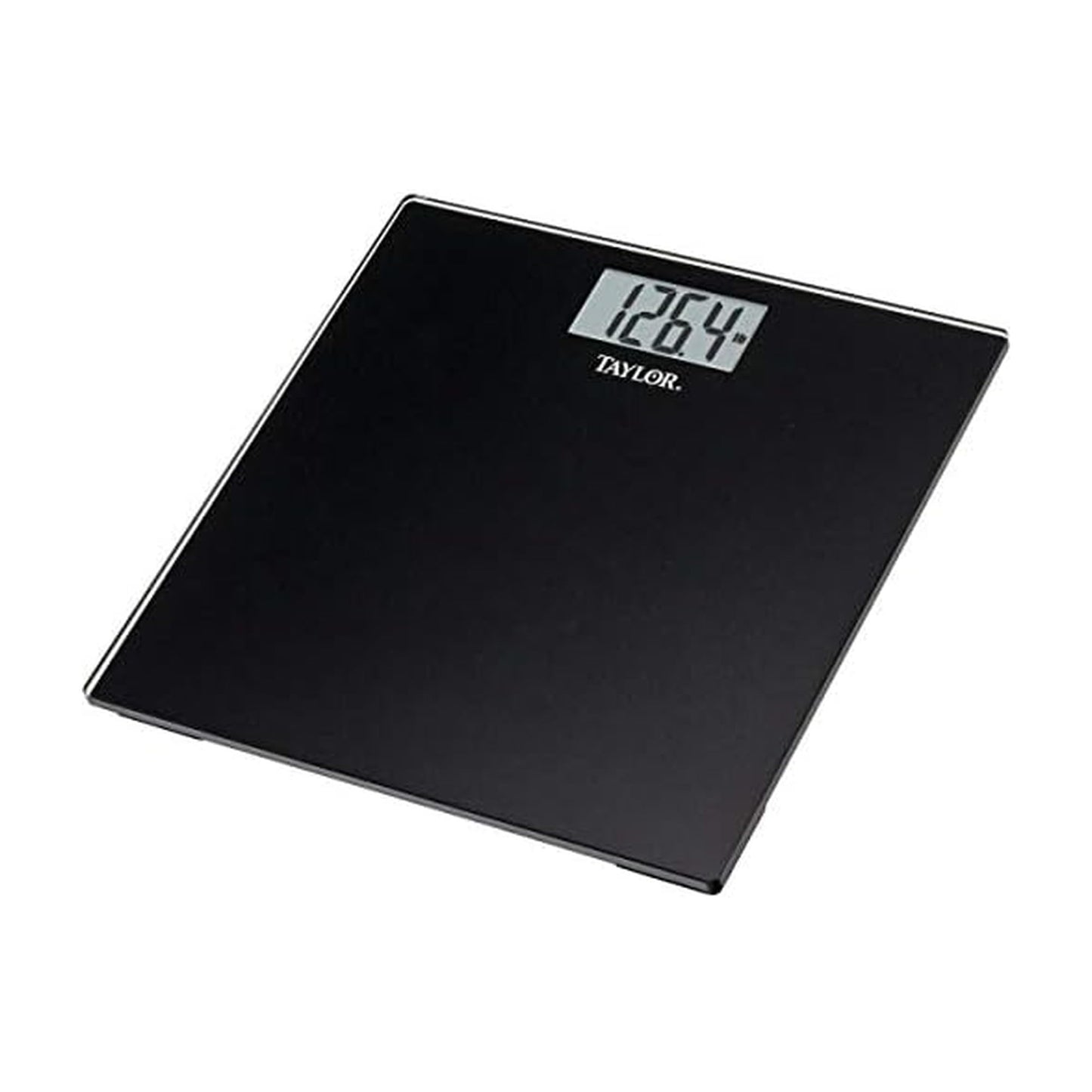 Taylor Digital Scales for Body Weight, Highly Accurate 400 LB Capacity, Auto on and Off Scale, 11.8 x 11.8 Inches, Black