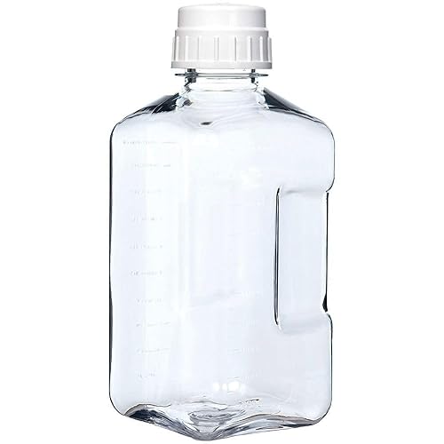 Nalgene Sustain Tritan BPA-Free Growler Bottle Made with Material Derived from 50% Plastic Waste (using ISCC certified mass balance), 64 OZ, Clear