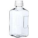 Nalgene Sustain Tritan BPA-Free Growler Bottle Made with Material Derived from 50% Plastic Waste (using ISCC certified mass balance), 64 OZ, Clear
