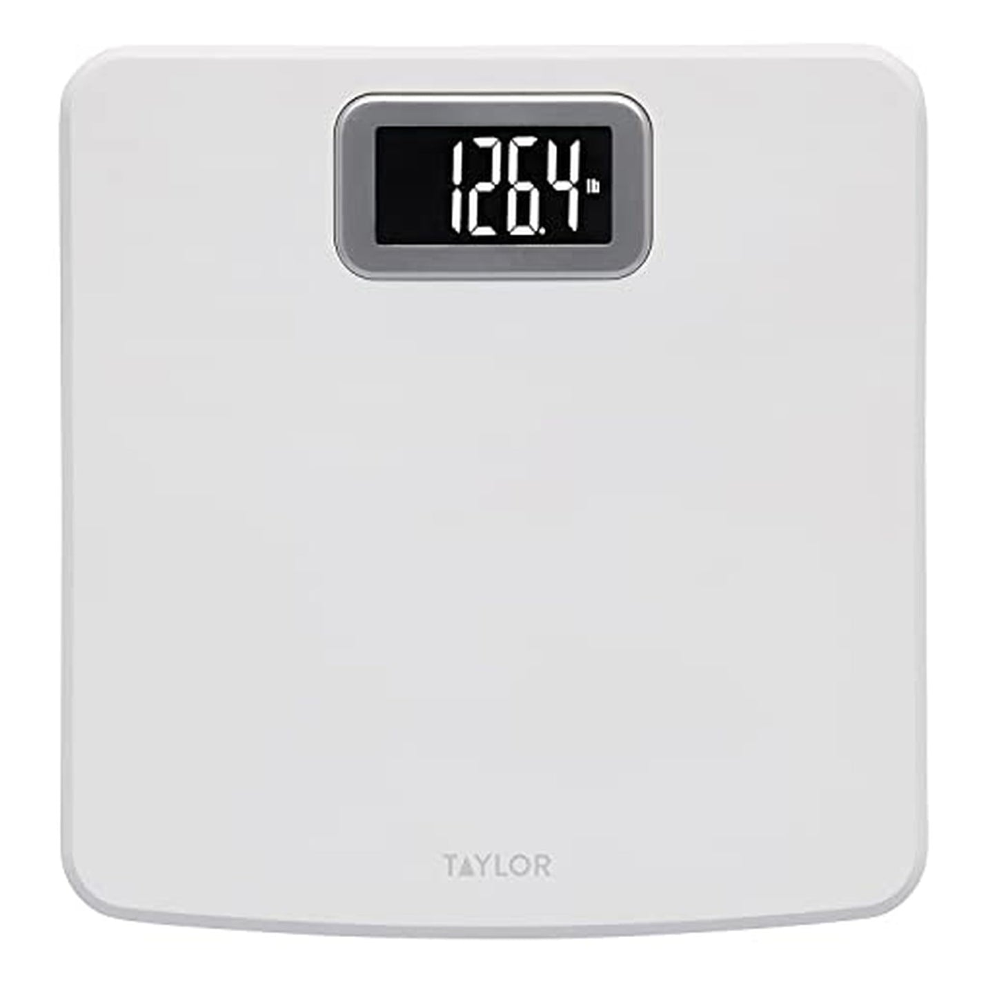 Taylor Precision Products Capacity Digital Bathroom Scale, White, 400 lb
