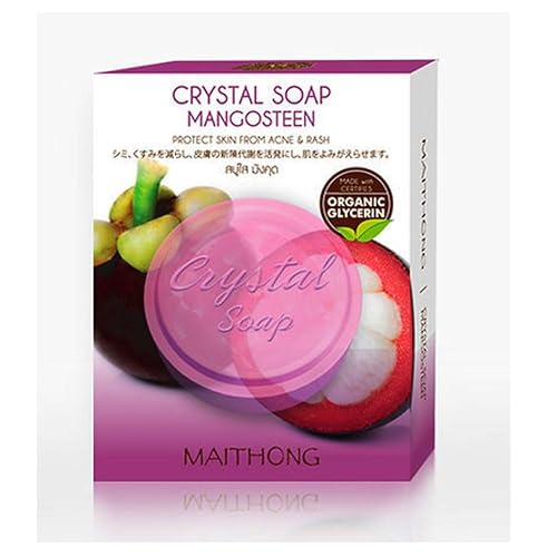 Maithong Crystal Soap (Mangosteen) 70 Gram. Beauty & Personal Care Maithong