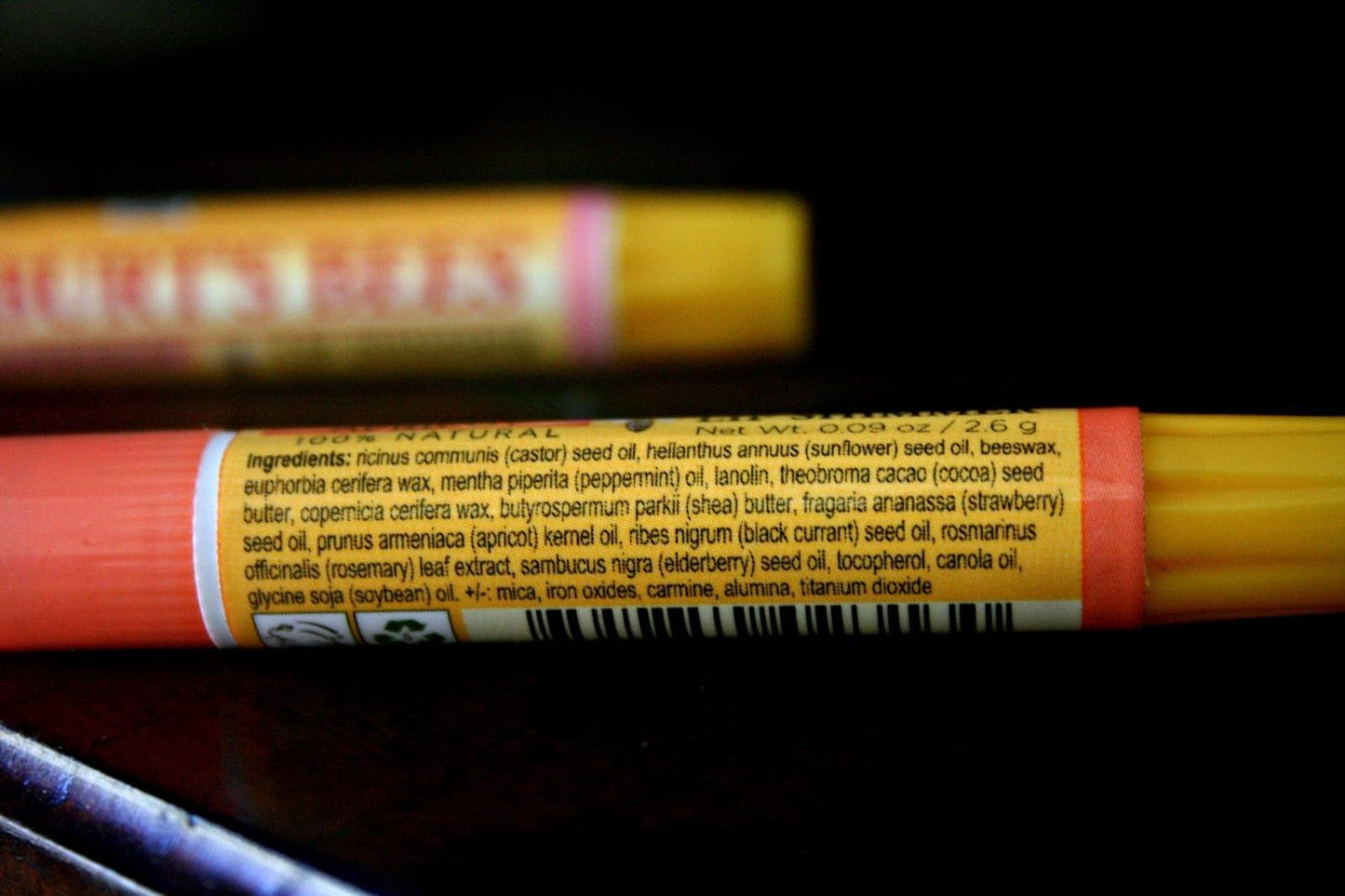 Burt's Bees Lip Shimmer, Grapefruit 0.09 Ounce (Pack of 4)