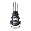 Sally Hansen Satin Glam Nail Color ~ Silk Onyx 08 Beauty & Personal Care Sally Hansen
