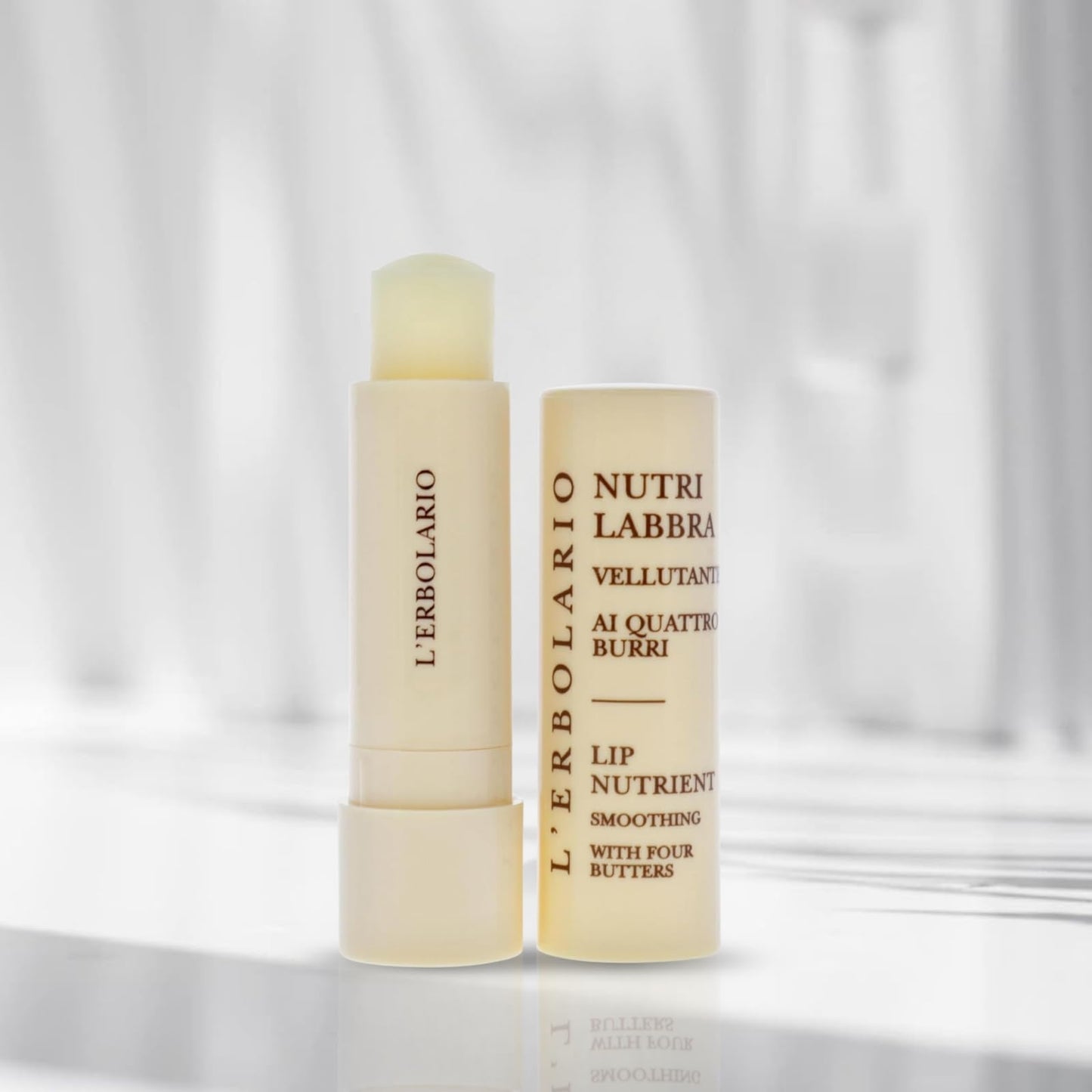 L'Erbolario Lip Nutrient - Smoothing Lip Stick with Four Butters - Softness and Suppleness for Lips - Moisturizing and Replenishing Lip Care - Lip Beauty and Personal Care L'Erbolario