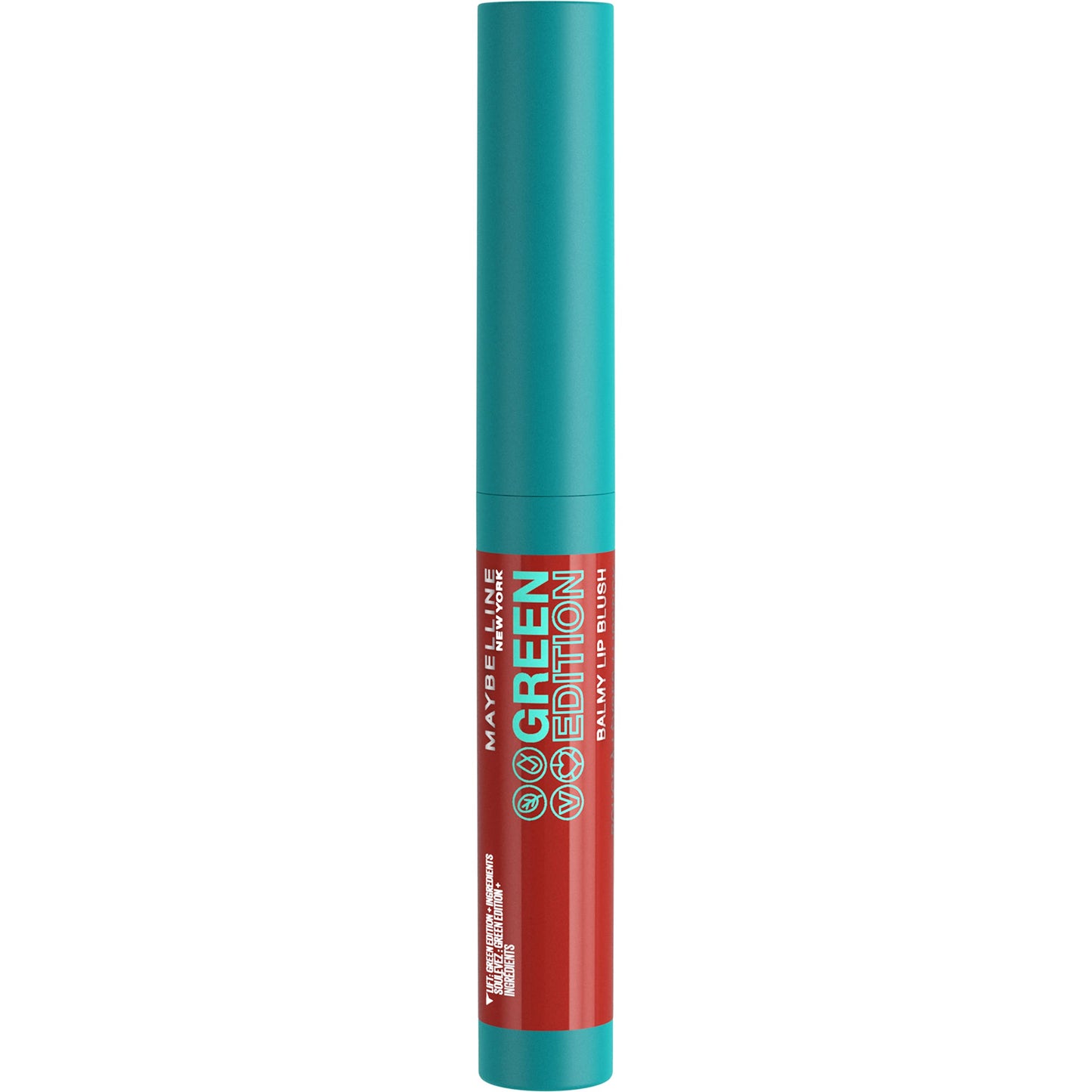 Maybelline Green Edition Balmy Lip Blush, Formulated With Mango Oil, Sandalwood, Brick Red, 1 Count