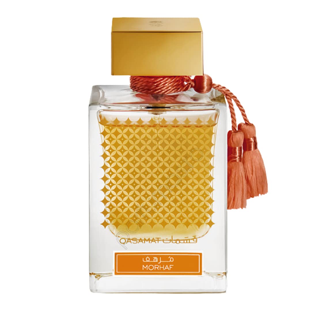 RASASI Qasamat Morhaf Unisex EDP - 65 ML (2.1 oz) |Damask Rose & Geranium on a Oriental Bed of Precious Woods | Royal & Luxurious Perfumes