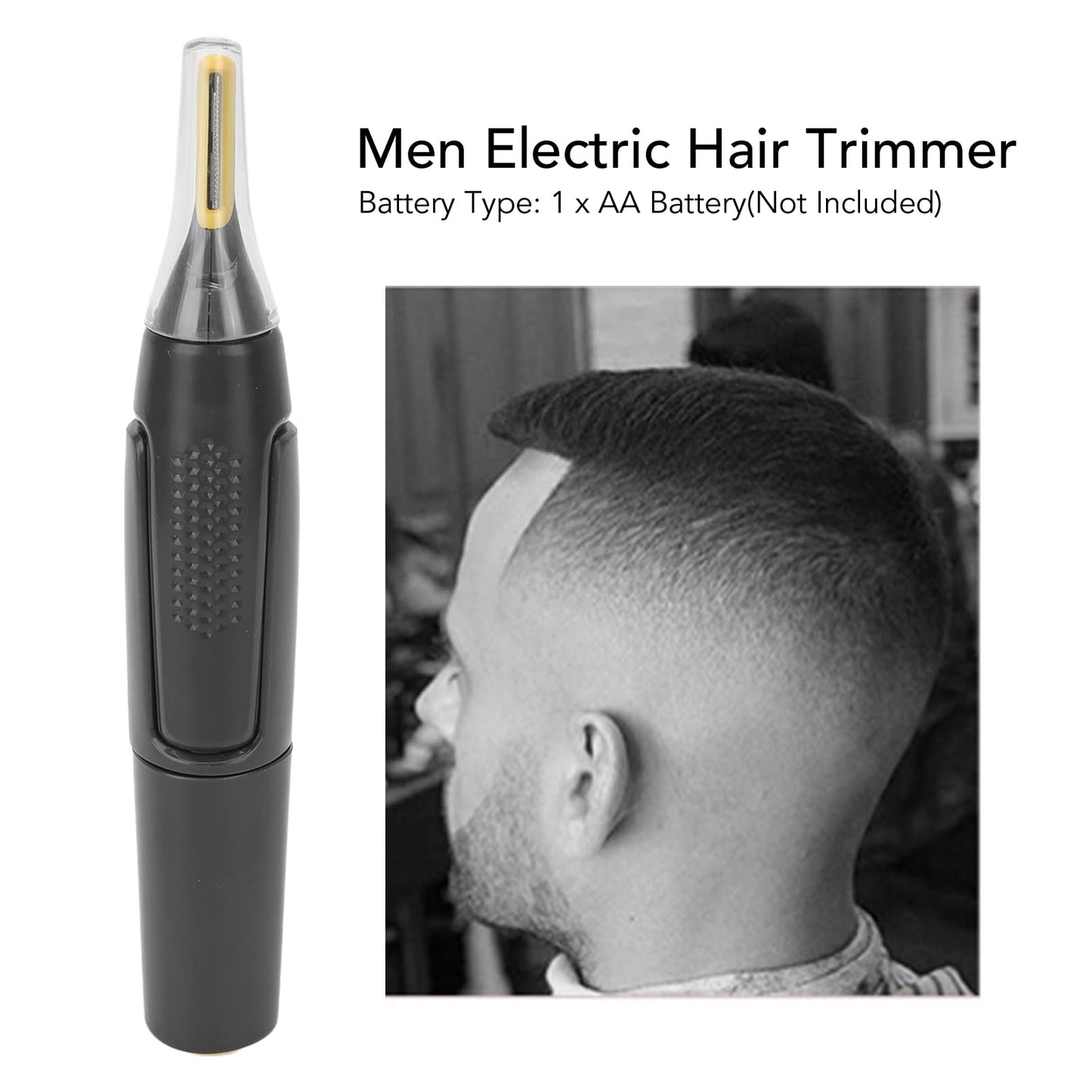 Saluaqui Electric Hair Trimmer, Electric Hair Beard Shaver, Detachable Washable Cutter Head Double Blades Low Noise Hair Removal Machine, Men Electric Beauty and Personal Care Saluaqui