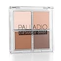 Palladio Eyeshadow Quads, Velvety Pigmented Blendable Matte, Metallic & Shimmer Finishes, Creamy Formula, Four Way Quad Eye Shadow Palette, Talc-Free