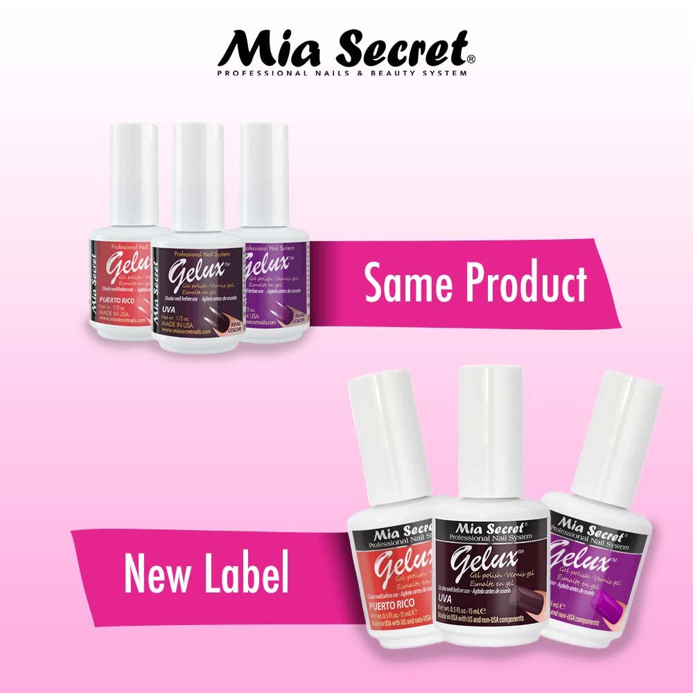 Mia Secret Gelux Nail Polish 0.5 Oz UV Gel-SOAK Off Gel Polish - Blue Beauty & Personal Care Mia Secret