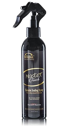 Kerarganic Master Touch Keratin Sealing Spray (8oz/236ml) - Designed to Reinforce Cuticle Sealing for Nutrient Retention after a Keratin Treatment