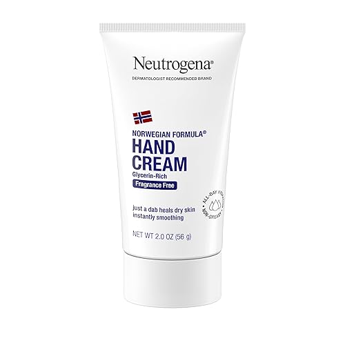 Neutrogena Norwegian Formula Moisturizing Hand Cream for Dry, Rough Hands, Fragrance-Free Glycerin Hand Lotion for Softer Skin, Concentrated Intensive
