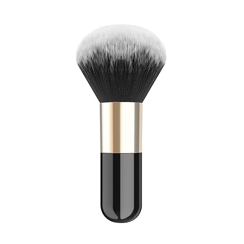 Luxspire Powder Makeup Brush, Flat Kabuki Brush, Single Large Makeup Brush Soft Face Mineral Powder Foundation Brush Blush Brush for Blending Makeup