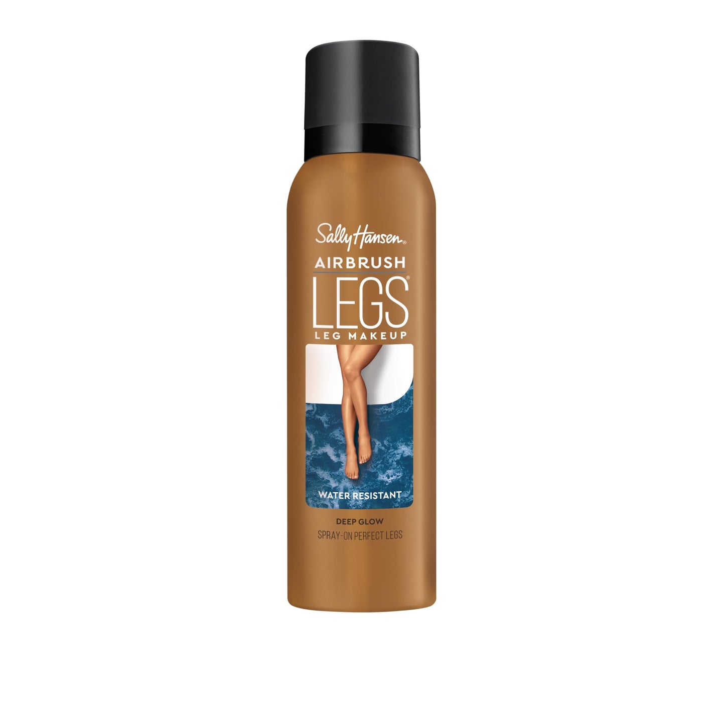 Sally Hansen Airbrush Legs Leg Makeup Spray | Lightweight, Transfer-Proof, Water-Resistant | Deep Glow | Airbrush Finish