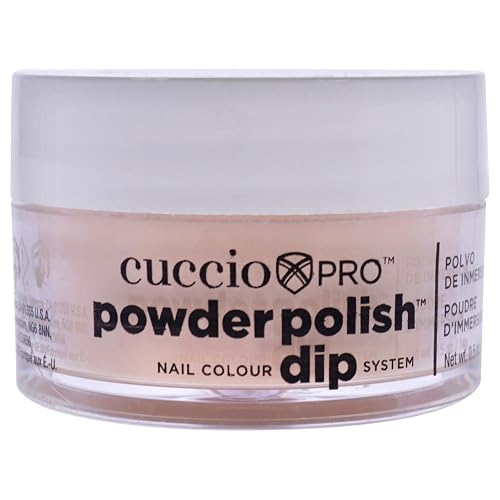 Pro Powder Polish Nail Colour Dip System - Flattering Peach by Cuccio for Women - 0.5 oz Nail Powder, Flattering Peach - CORAL (I0097878) Beauty & Personal Care Cuccio