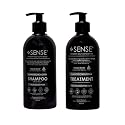 SENSE AWAKEN YOUR CONSCIENCE Nanotech Plex Repair Shampoo & Conditioner Set - Bond Restoration with Hyaluronic Acid, Coconut, Ginger & Q10 - 2 x 500