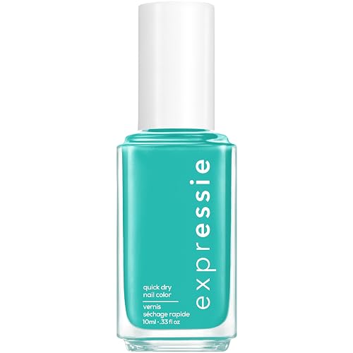 essie Expressie Nail Polish, Quick Dry Blue Nail Polish, Vegan, Bring The Beat, 0.33 Fl Oz Beauty & Personal Care essie