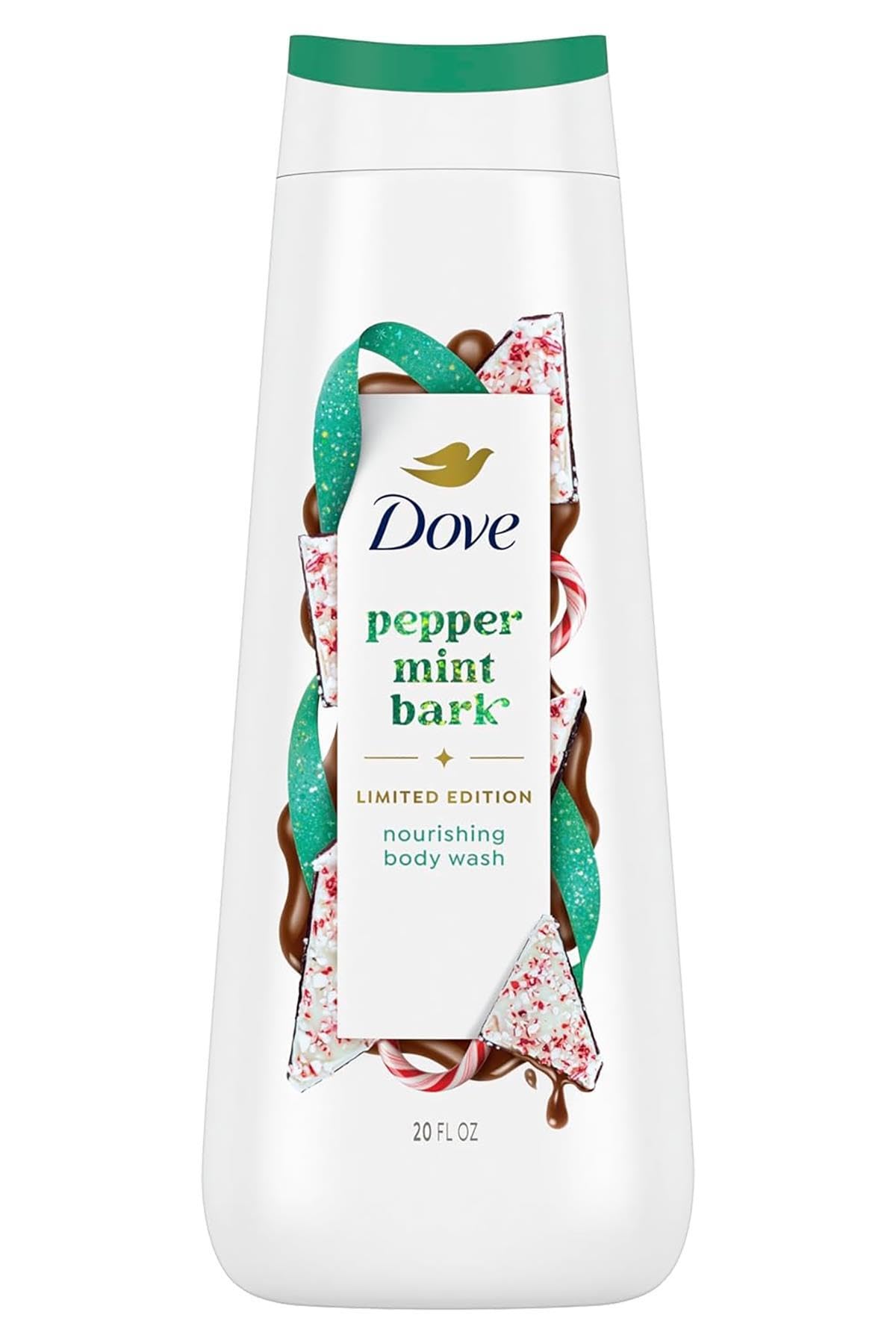 Dove Pepper Mint Bark Body Wash, Limited Edition, 20 fl oz