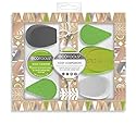 Ecotools Beauty Makeup Sponge Set, 4 Blenders, With Sponge and Brush Cleaner, Includes Travel Accessory Case