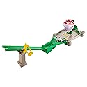 Hot Wheels Mario Kart Track Set - Piranha Plant Slide Track With Mario Kart Vehicle And Nemesis
