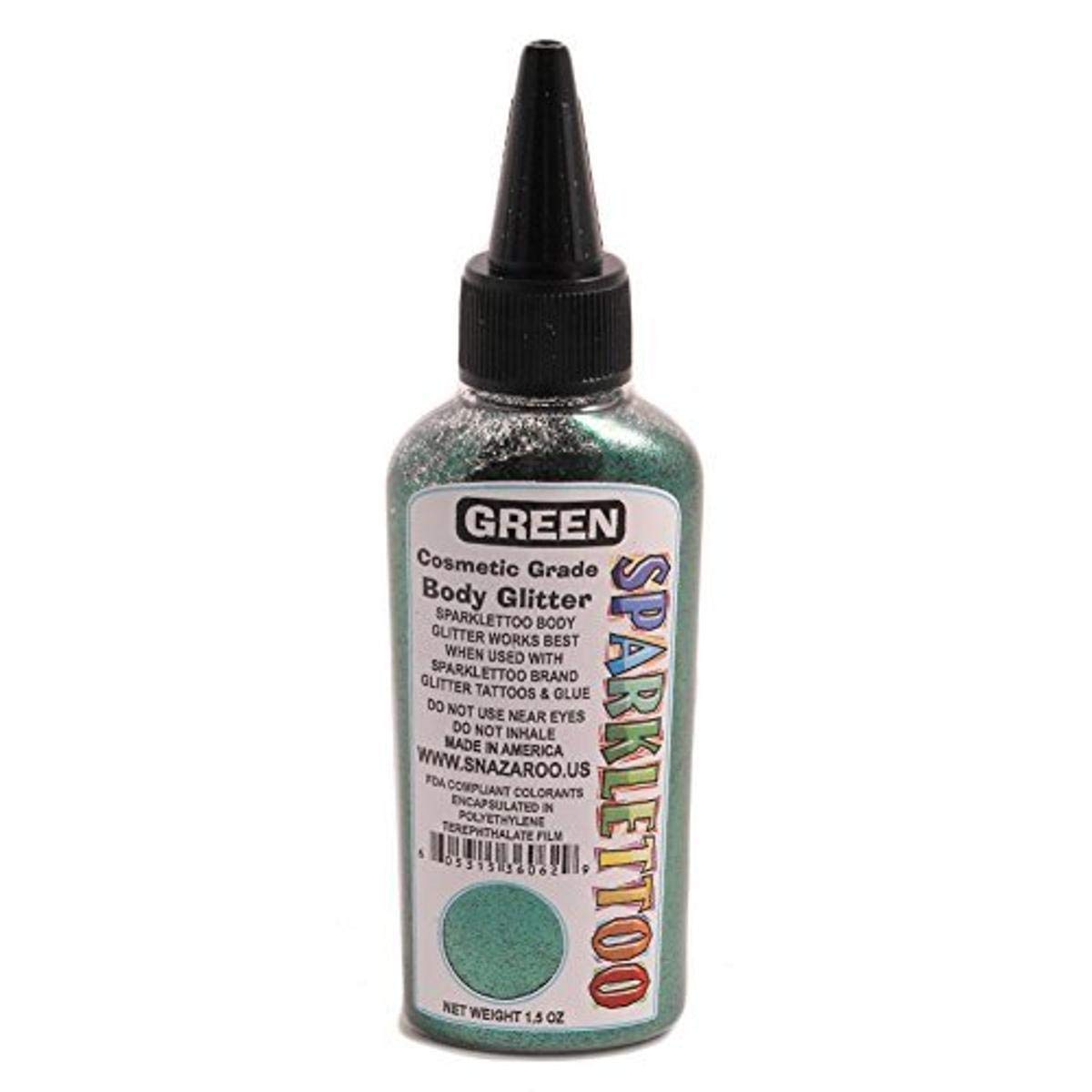 Ruby Red Paint, Inc. - Loose Cosmetic Glitter - Green 1.5 Oz