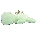 4LB Cute Weighted Stuffed Animals Plush - 24 inch Soft Weighted Dinosaur Plush Toy Pillow for Adults and Children (Green Dinosaur)