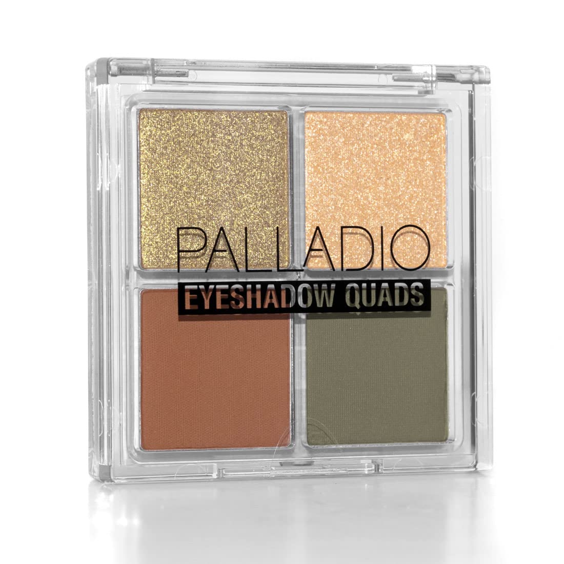 Palladio Eyeshadow Quads, Velvety Pigmented Blendable Matte, Metallic & Shimmer Finishes, Creamy Formula, Four Way Quad Eye Shadow Palette, Talc-Free