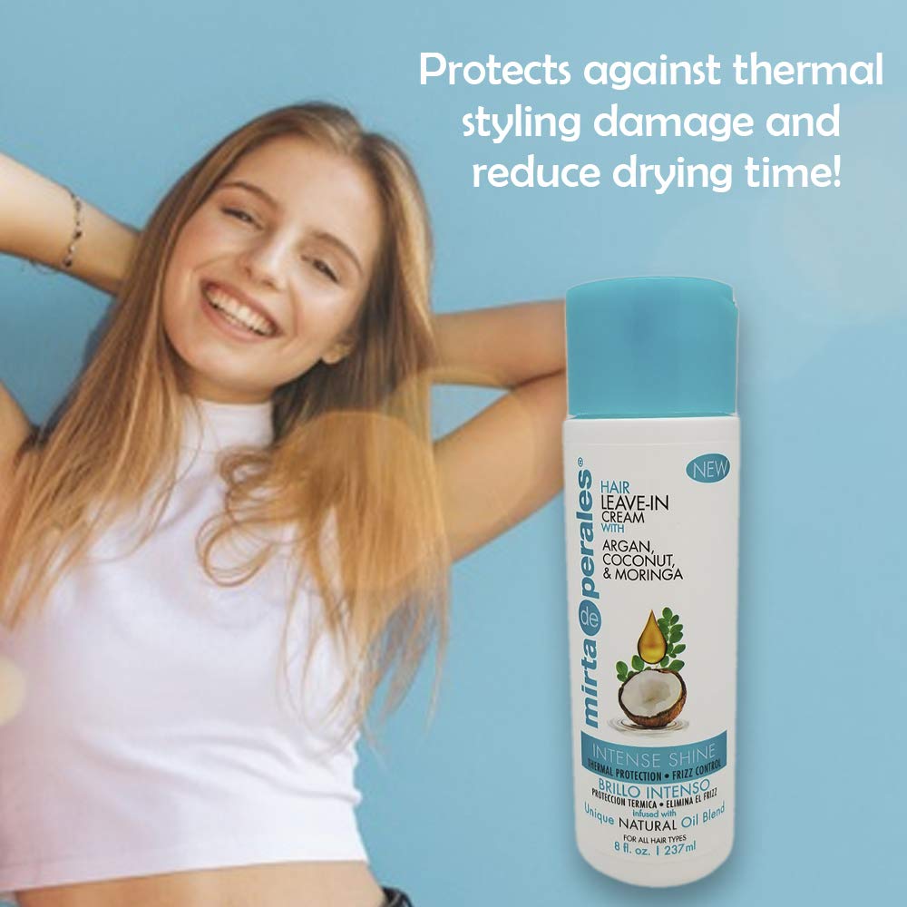 Mirta de Perales Leave-in Cream with Argan, Coconut & Moringa 8 fl oz.