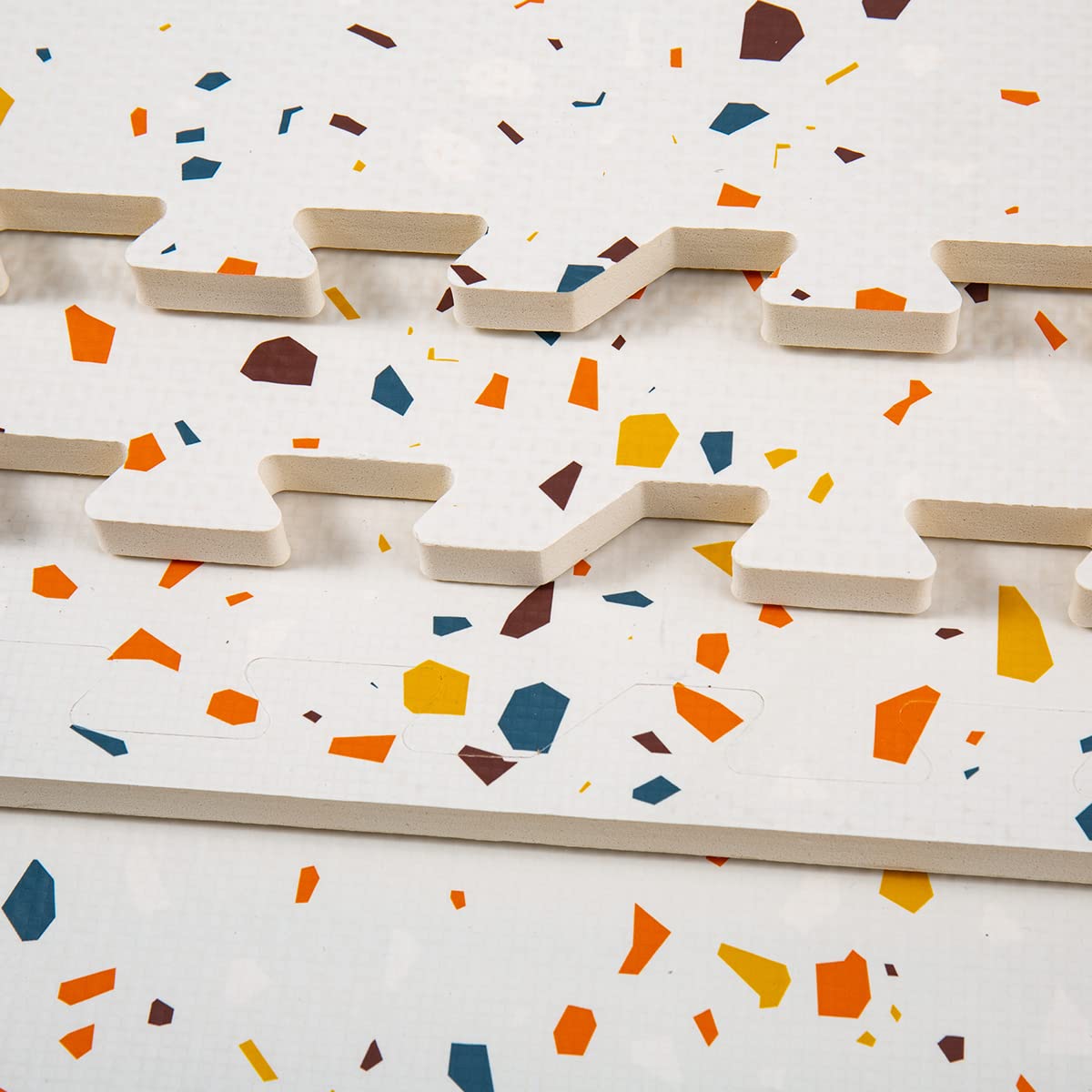 Terrazzo Playmat, Non-Toxic, Eco-Friendly, Large, Puzzle Playmat (Multi), 180 centimeters x 120 centimeters