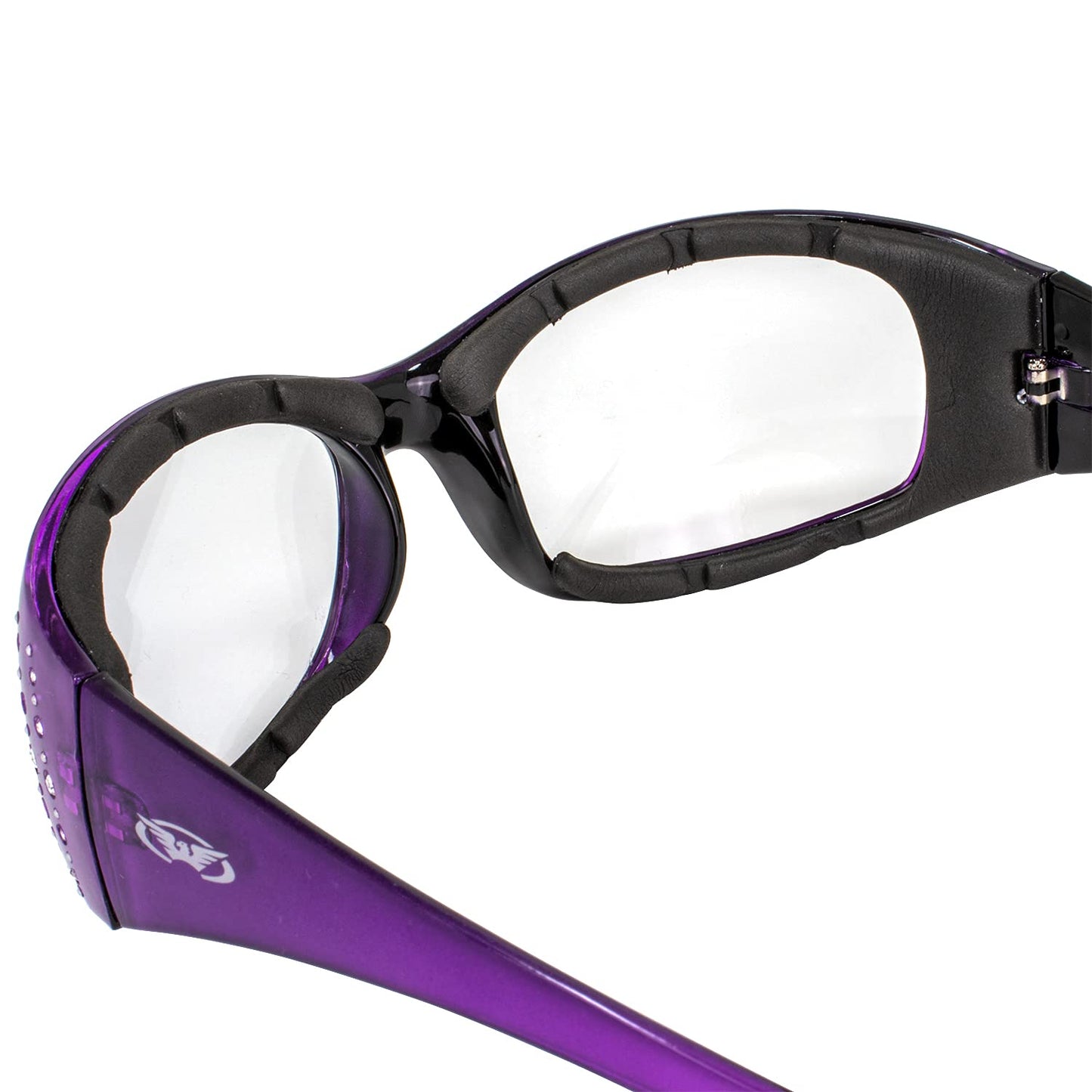 Global Vision Eyewear 24 Marilyn 2 Plus Riding Sunglasses with Clear to Smoke Photochromatic Lens