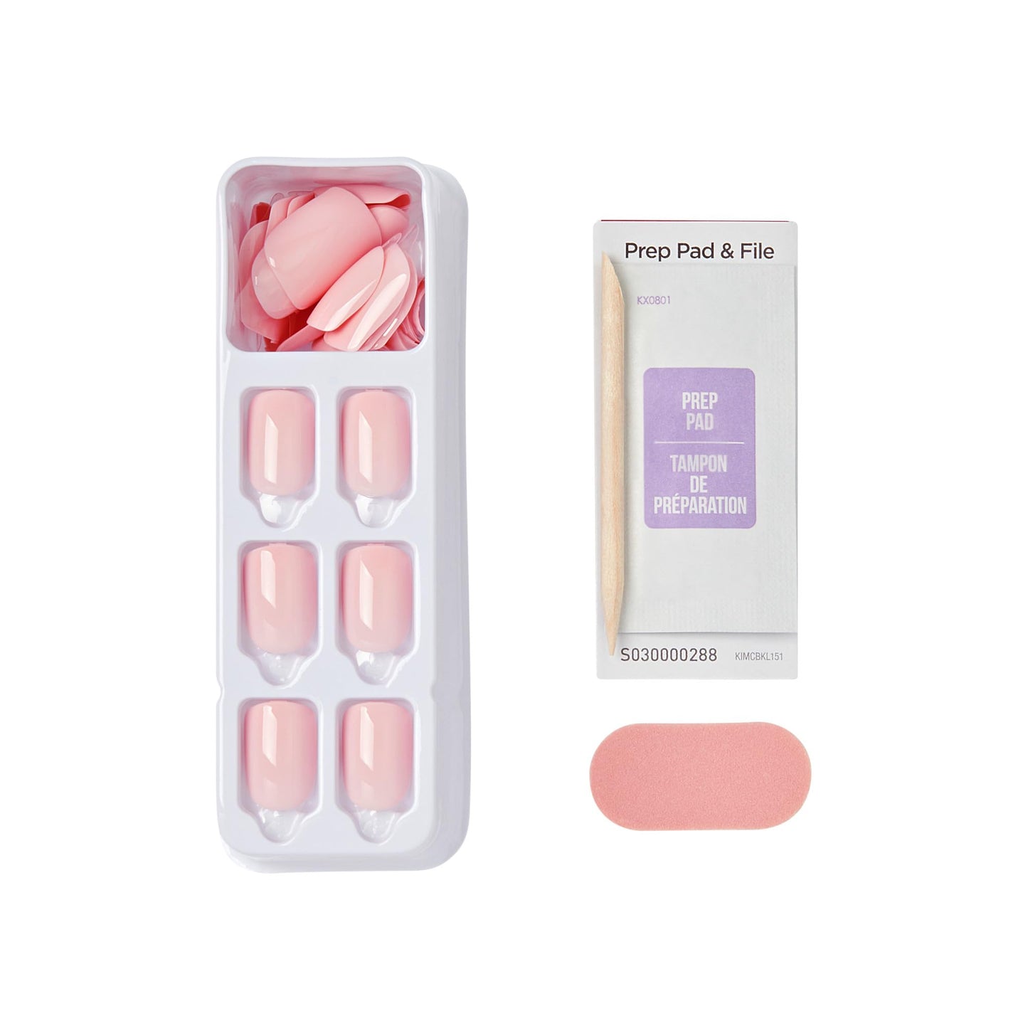 Kiss Impress No Glue Mani Press On Nails, Color, 'Pick me Pink', Pink, Short Size, Squoval Shape, Includes 30 Nails, Prep Pad, Instructions Sheet, 1 Beauty & Personal Care imPRESS