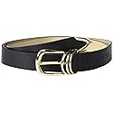 Vince Camuto Studio - Clean Metal Buckle and Tip with Three Rounded Keepers Black MD