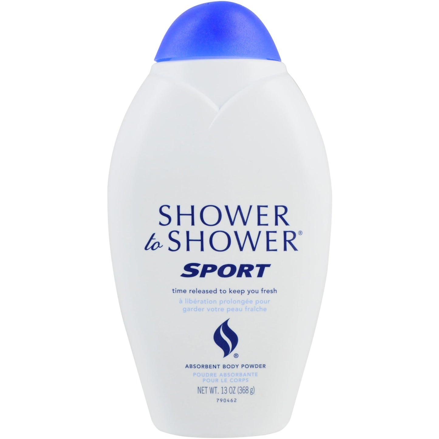 Shower to Shower Sport Body Powder for Men & Women, Talc Free, Sweat Absorbing, Prevents Chafing & Odor, Deodorizing All Over Body Powder for Long