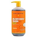 Alaffia EveryDay Shea Shampoo, Unscented, Gentle Cleansing Shampoo for Normal to Dry Hair. Made with Fair Trade Unrefined Shea Butter, No Parabens or